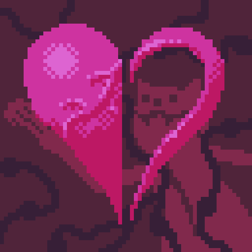 Heart pixel art r/homestuck